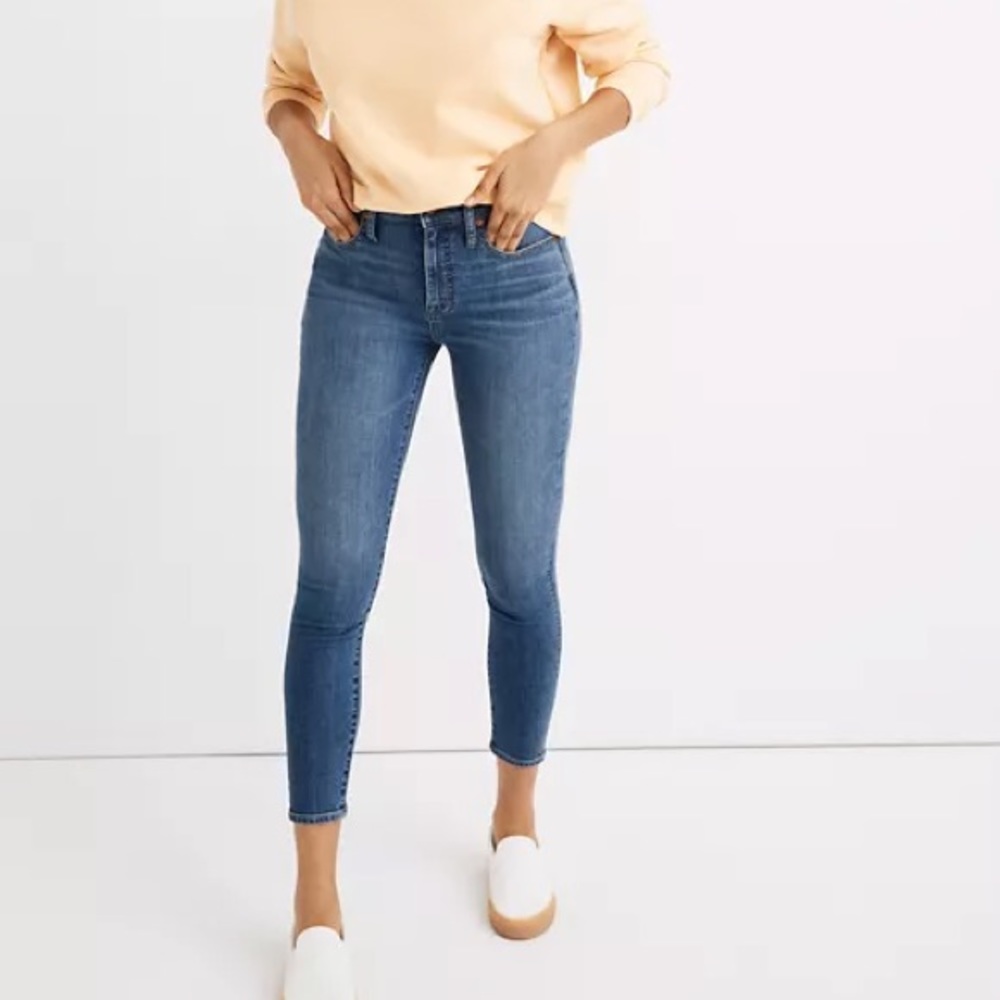 Madewell curvy high rise skinny crop